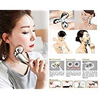 3D Manual Solar Powered Face Body Roller Massager