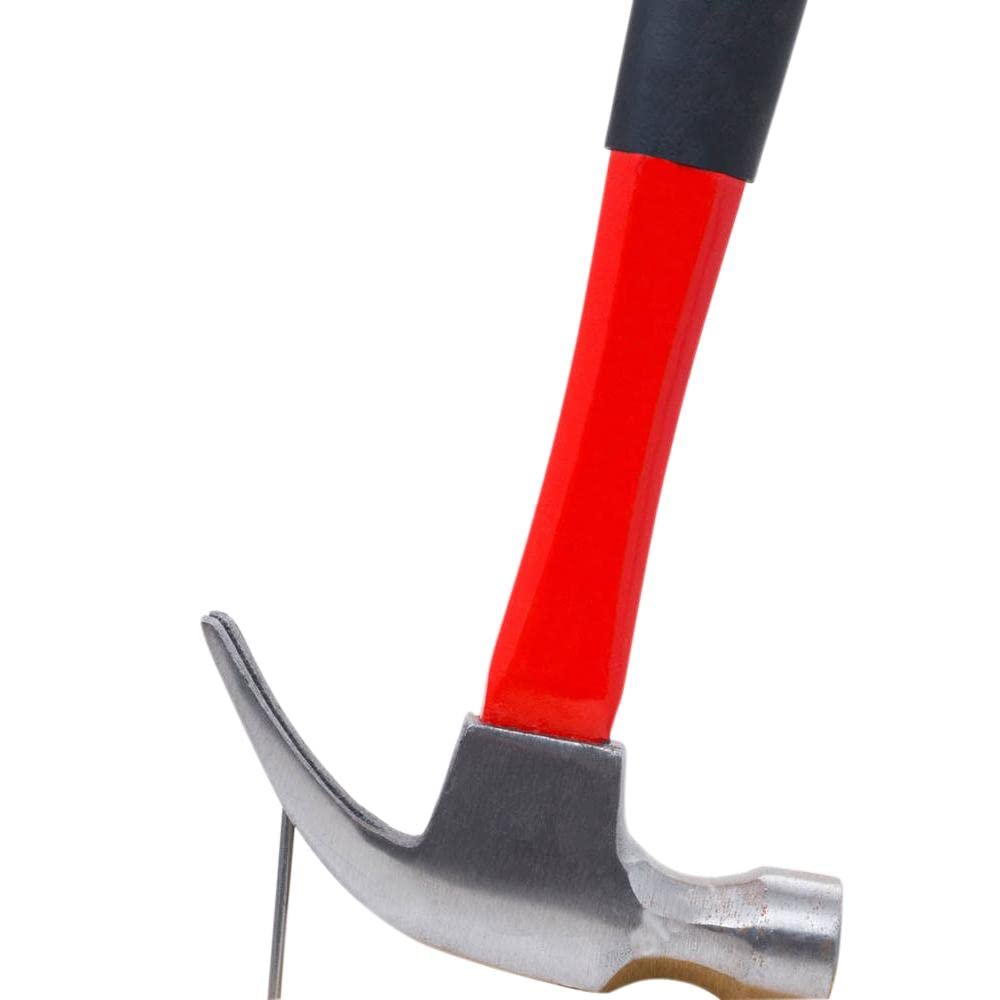 Oblivion Claw Hammer | 350g Forged Steel Head, Fibreglass Handle, Magnetic Tip (27 cm)