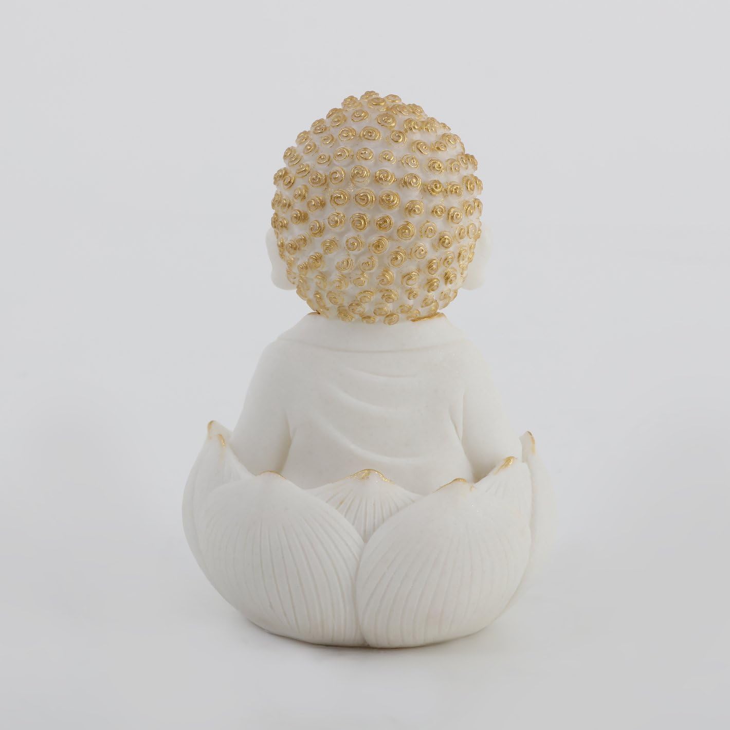 UrbanShilp Cute Lotus Baby Buddha Figurines (Set of 2) | Antique Decorative Showpiece