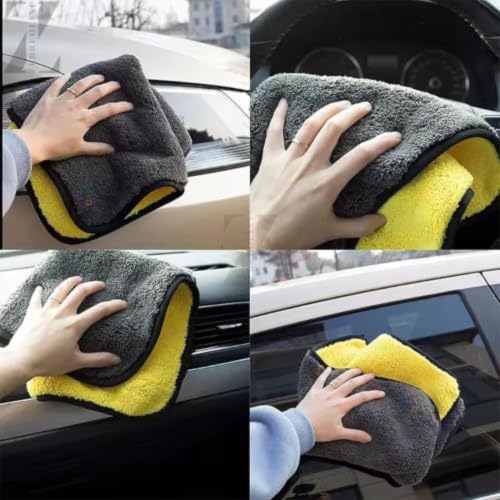 6-Piece Car Cleaning Kit | Microfiber Duster, Vent Brush, Glass Cleaning Tablets & Mini Car Dustbin