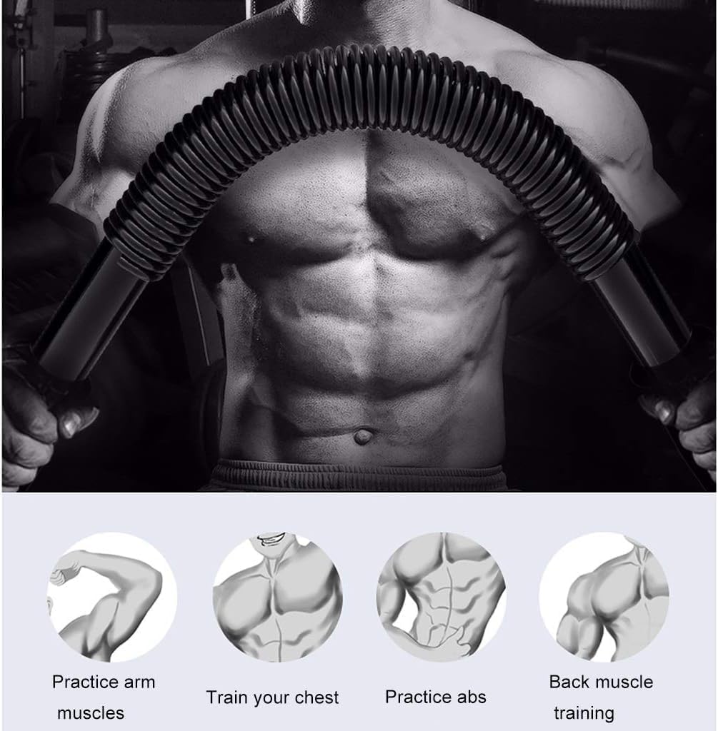 40 kg Powuer Twister Spring Forearm Blaster Bar,Chest Exerciser Multi-training Bar