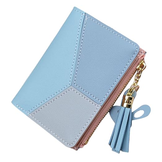 Women’s Compact Wallet & Card Holder – Blue