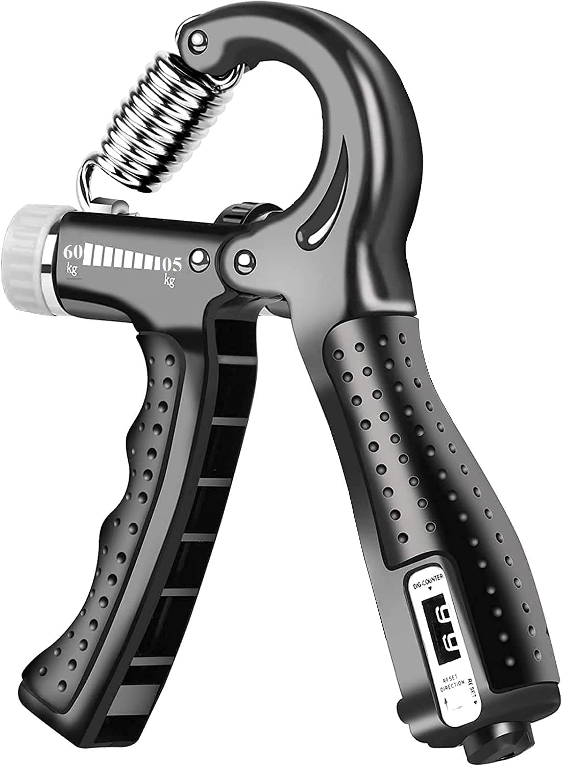 Adjustable Hand Grip Strengthener With Counter