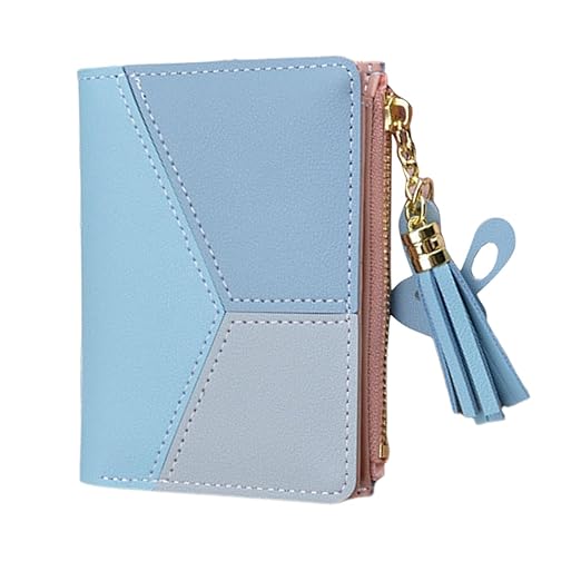 Women’s Compact Wallet & Card Holder – Blue