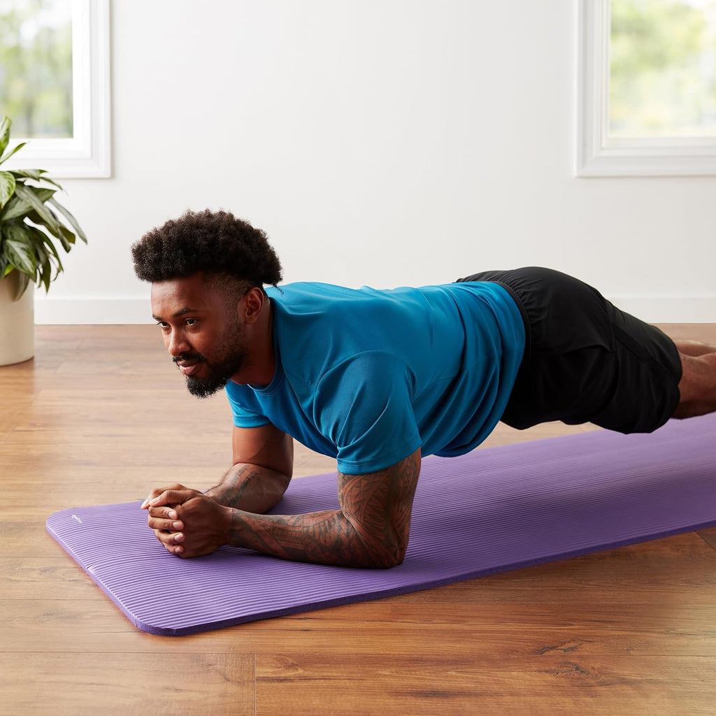 4 MM YOGA MAT ENVIRONMENT FRIENDLY, EASY TO CARRY WITH CARRY STRAP