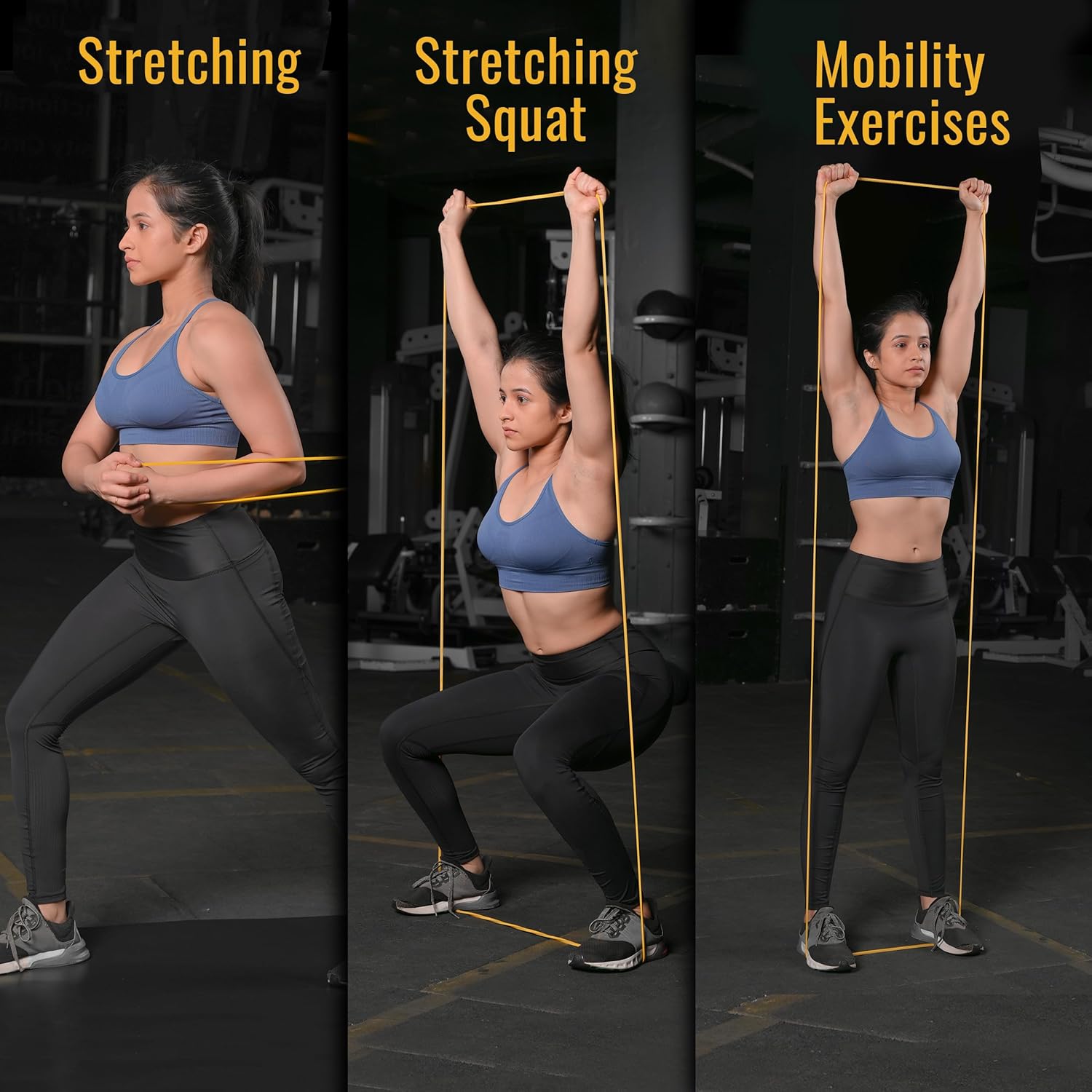 Slovic Resistance Band (Up to 5 KG) | Latex-Free Exercise & Stretching Band for Men & Women