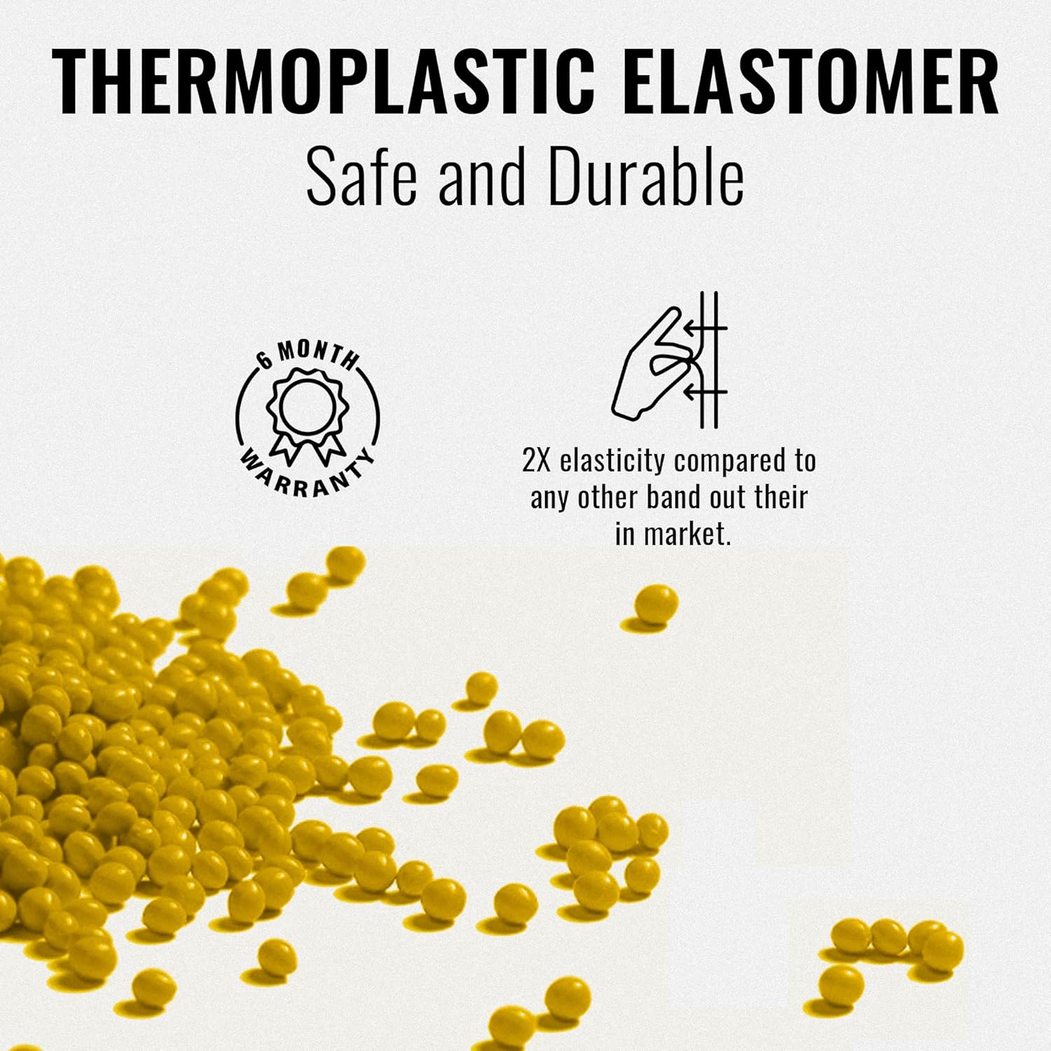 Slovic Resistance Band (Up to 5 KG) | Latex-Free Exercise & Stretching Band for Men & Women