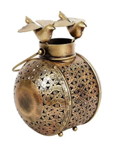 Metal Bird Pot Tea Light Holder